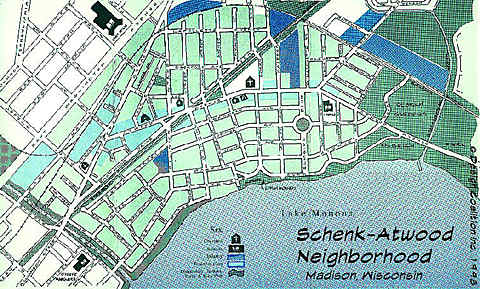 map of he Schenk-Atwood Neighborhood