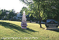 Layered Pyramid in Olbrich Park