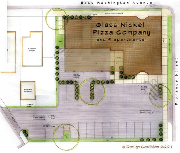 colored site plan